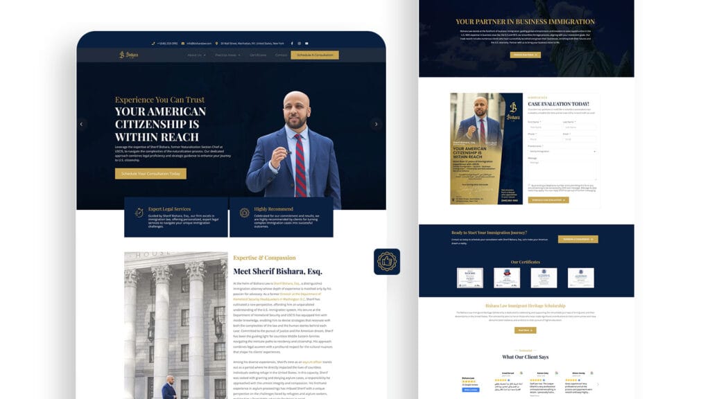 EX Studio Work Bishara Law Website