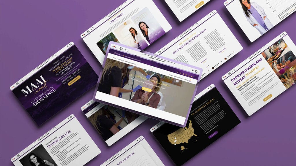EX Studio Work Medical Aesthetic Art Institute MAAI Website