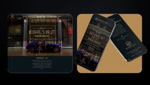 EX Studio Work Michael Valet Website